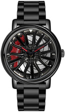 Load image into Gallery viewer, Car Wheel Watch Men Fashion Quartz Watch with Stainless Steel Strap
