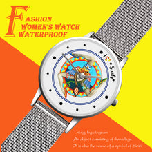 Load image into Gallery viewer, Women Watches Fashion Diamond Ladies Wrist watches Stainless Steel Silver Mesh Strap Female Quartz Watch
